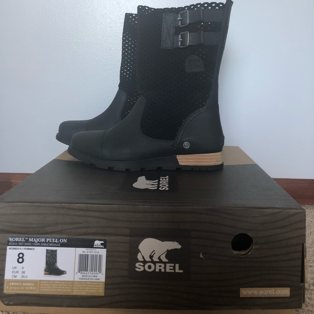 Sorel Major Pull On Boots Sz8